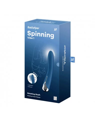 Spinning Vibe 1 Blue Vibrátor Nonfiguratív vibrátorok Satisfyer