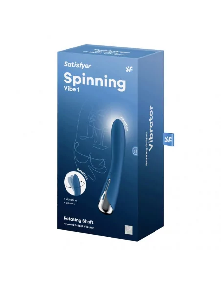 Spinning Vibe 1 Blue Vibrátor Nonfiguratív vibrátorok Satisfyer