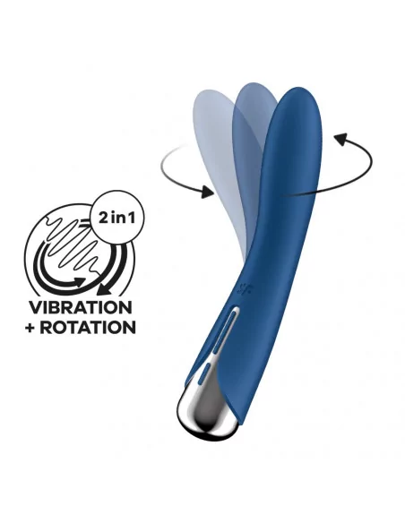 Spinning Vibe 1 Blue Vibrátor Nonfiguratív vibrátorok Satisfyer