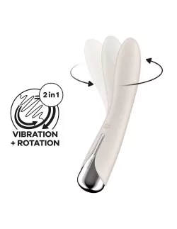 Spinning Vibe 1 beige Vibrátor Nonfiguratív vibrátorok Satisfyer 2
