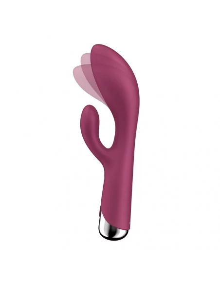 Spinning Rabbit 1 Red Vibrátor Nonfiguratív vibrátorok Satisfyer Spinning Rabbit 1 Red Vibrátor Nonfiguratív vibrátorok Satisfyer
