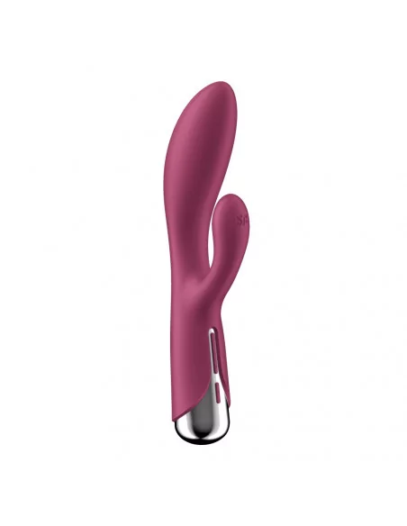 Spinning Rabbit 1 Red Vibrátor Nonfiguratív vibrátorok Satisfyer Spinning Rabbit 1 Red Vibrátor Nonfiguratív vibrátorok Satisfyer