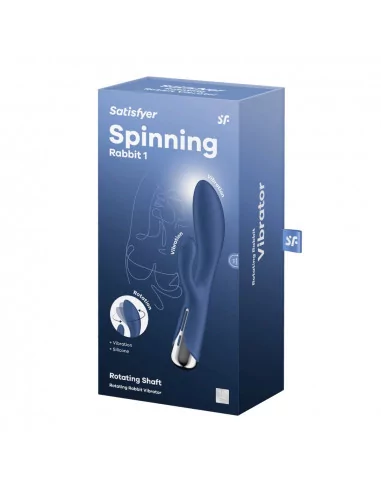 Spinning Rabbit 1 Blue Vibrátor Nonfiguratív vibrátorok Satisfyer