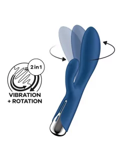 Spinning Rabbit 1 Blue Vibrátor Nonfiguratív vibrátorok Satisfyer 2