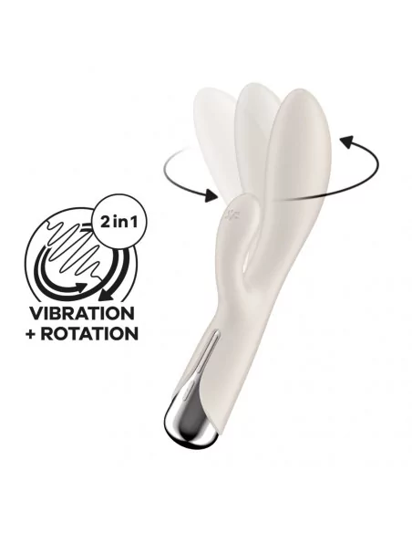 Spinning Rabbit 1 Beige Vibrátor Nonfiguratív vibrátorok Satisfyer Spinning Rabbit 1 Beige Vibrátor Nonfiguratív vibrátorok Satisfyer