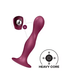Double Ball-R Red Dildó Dongok - Dildók Satisfyer 2