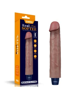9" REAL SOFTEE Rechargeable Silicone Vibrátor Realisztikus vibrátorok Lovetoy