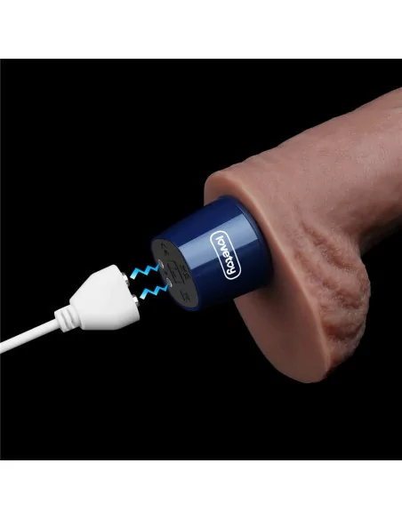 11" REAL SOFTEE Rechargeable Silicone Vibrátor Realisztikus vibrátorok Lovetoy