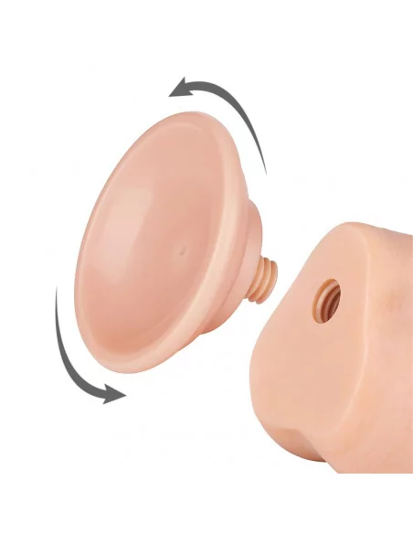 7.5'' Sliding Skin Dual Layer Dildó 3 Dongok - Dildók Lovetoy