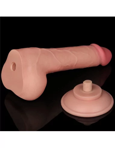 7.5'' Sliding Skin Dual Layer Dildó 3 Dongok - Dildók Lovetoy