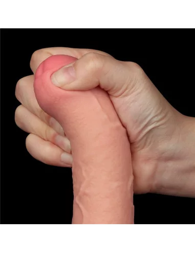 8'' Sliding Skin Dual Layer Dildó Dongok - Dildók Lovetoy