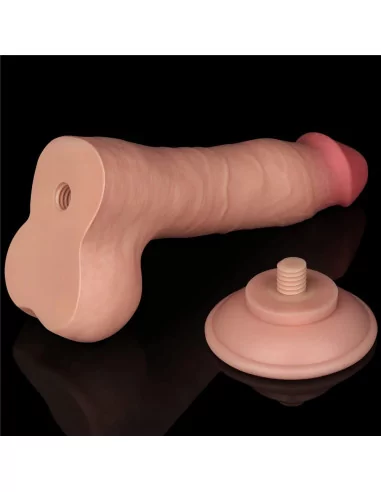 8'' Sliding Skin Dual Layer Dildó Dongok - Dildók Lovetoy
