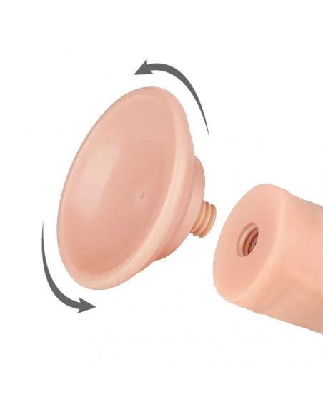 8'' Sliding Skin Dual Layer Dildó 2 Dongok - Dildók Lovetoy