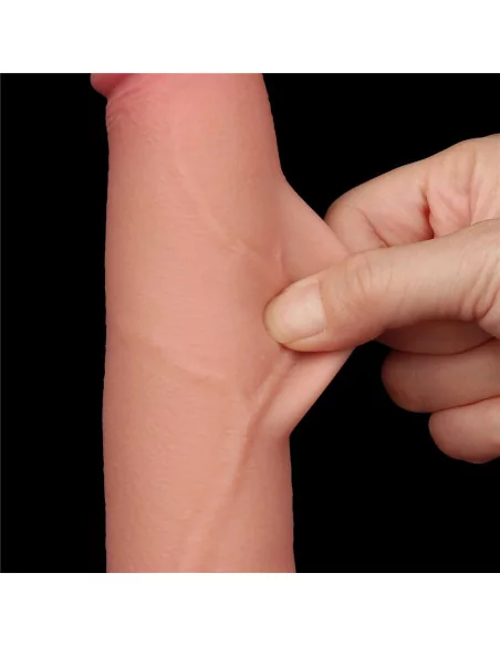 8.5'' Sliding Skin Dual Layer Dildó Dongok - Dildók Lovetoy