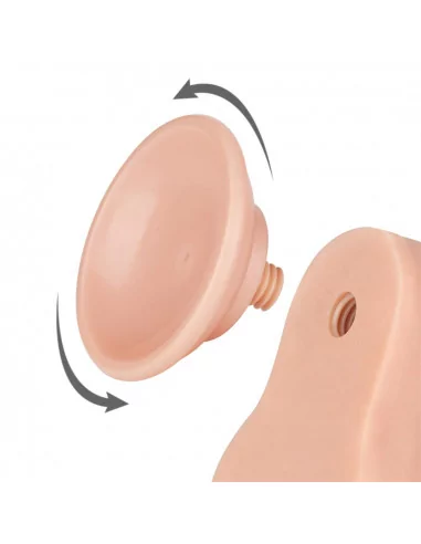 8.5'' Sliding Skin Dual Layer Dildó 2 Dongok - Dildók Lovetoy