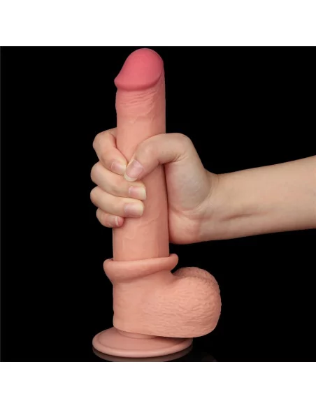 9'' Sliding Skin Dual Layer Dildó Dongok - Dildók Lovetoy
