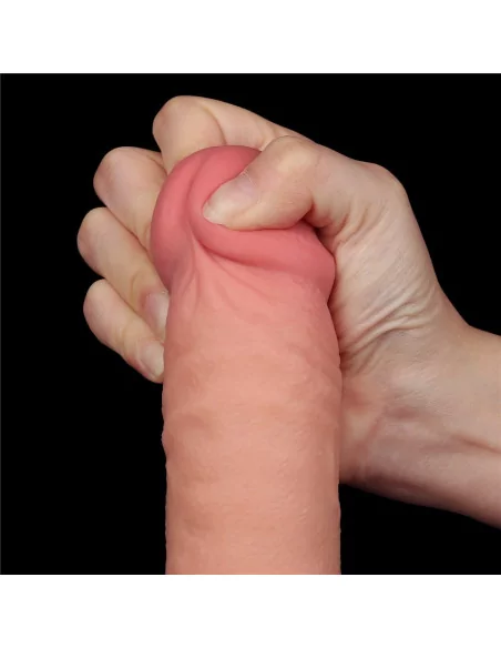 9.5'' Sliding Skin Dual Layer Dildó Dongok - Dildók Lovetoy