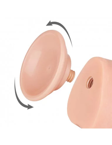 9.5'' Sliding Skin Dual Layer Dildó Dongok - Dildók Lovetoy