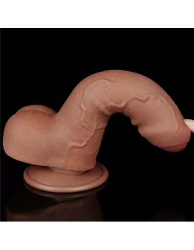 7'' Sliding Skin Dual Layer Dildó Dongok - Dildók Lovetoy