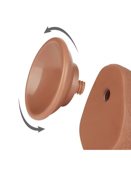 7.5'' Sliding Skin Dual Layer Dildó Dongok - Dildók Lovetoy