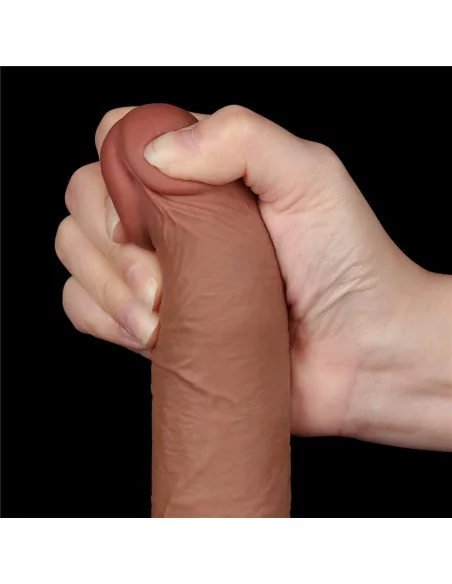 7.5'' Sliding Skin Dual Layer Dildó 3 Dongok - Dildók Lovetoy