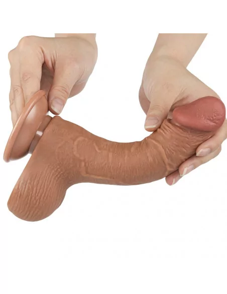 7.5'' Sliding Skin Dual Layer Dildó 3 Dongok - Dildók Lovetoy