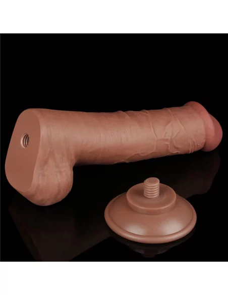 8'' Sliding Skin Dual Layer Dong Brown III Dildó Dongok - Dildók Lovetoy 8'' Sliding Skin Dual Layer Dong Brown III Dildó Dongok - Dildók Lovetoy