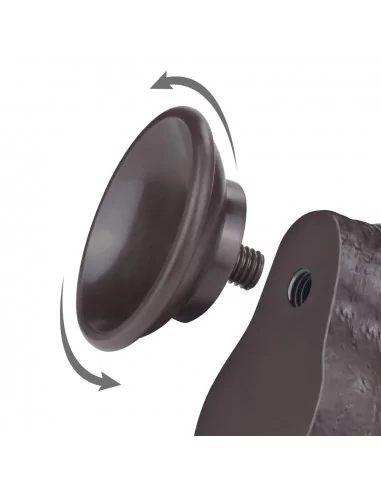 7'' Sliding Skin Dual Layer Dong Black Dildó Dongok - Dildók Lovetoy