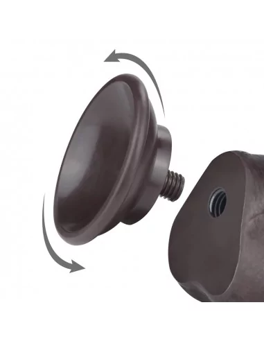 7.5'' Sliding Skin Dual Layer Dong Black II Dildó Dongok - Dildók Lovetoy