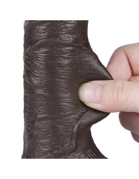 7.5'' Sliding Skin Dual Layer Dong Black III Dildó Dongok - Dildók Lovetoy 7.5'' Sliding Skin Dual Layer Dong Black III Dildó Dongok - Dildók Lovetoy