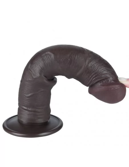 8'' Sliding Skin Dual Layer Dong Black II Dildó Dongok - Dildók Lovetoy 8'' Sliding Skin Dual Layer Dong Black II Dildó Dongok - Dildók Lovetoy
