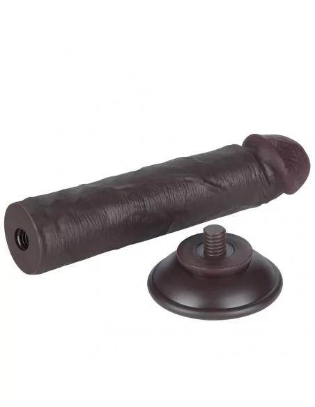 8'' Sliding Skin Dual Layer Dong Black II Dildó Dongok - Dildók Lovetoy 8'' Sliding Skin Dual Layer Dong Black II Dildó Dongok - Dildók Lovetoy