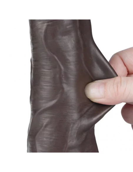 8.5'' Sliding Skin Dual Layer Dong Black II Dildó Dongok - Dildók Lovetoy 8.5'' Sliding Skin Dual Layer Dong Black II Dildó Dongok - Dildók Lovetoy