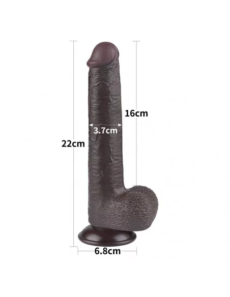9'' Sliding Skin Dual Layer Dong Black Dildó Dongok - Dildók Lovetoy 9'' Sliding Skin Dual Layer Dong Black Dildó Dongok - Dildók Lovetoy