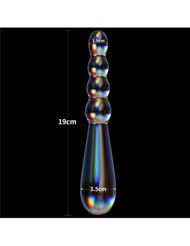 Twilight Gleam Glass Dildo- Rising Ripples Fenékdugó Fenékdugók Lovetoy