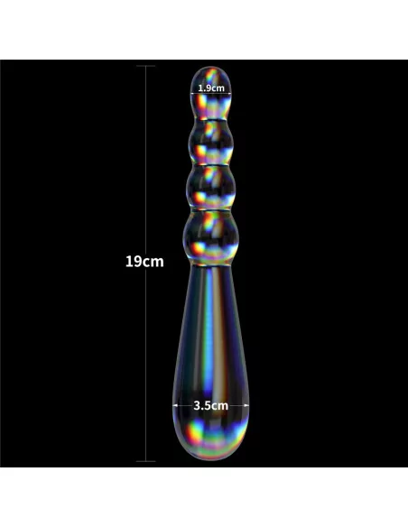 Twilight Gleam Glass Dildo- Rising Ripples Fenékdugó Fenékdugók Lovetoy