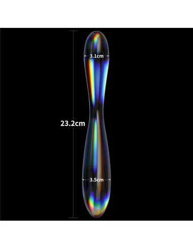 Twilight Gleam Glass - Double Delight Dildó Dongok - Dildók Lovetoy