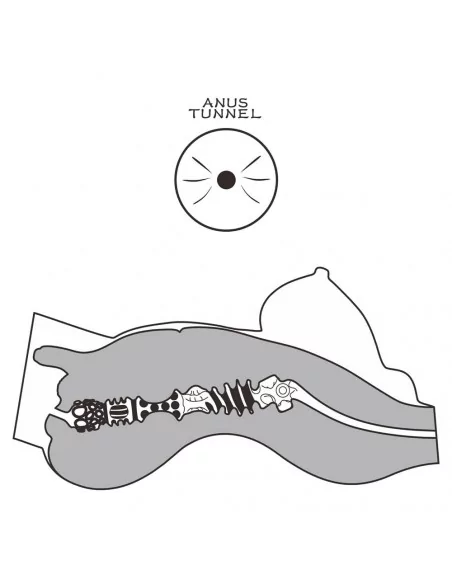 Streetgirl's 8 Black Maszturbátor Férfi maszturbátorok Lovetoy