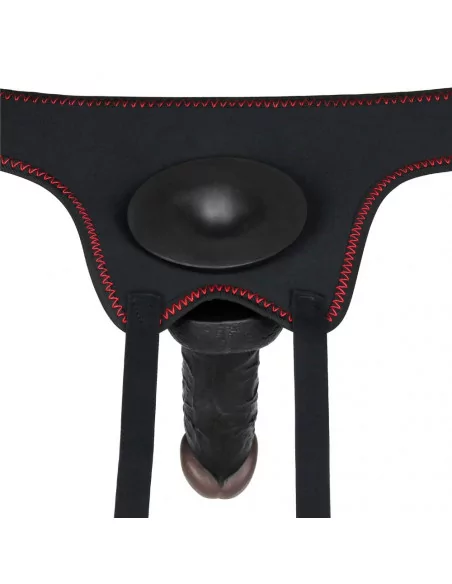 Easy Strapon Set 7.0'' Black Felcsatolható Dildó Felcsatolható eszközök Lovetoy Easy Strapon Set 7.0'' Black Felcsatolható Dildó Felcsatolható eszközök Lovetoy