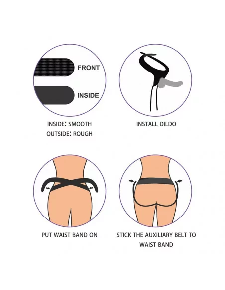 Easy Strapon Set 7.5'' Black Felcsatolható Dildó Felcsatolható eszközök Lovetoy Easy Strapon Set 7.5'' Black Felcsatolható Dildó Felcsatolható eszközök Lovetoy