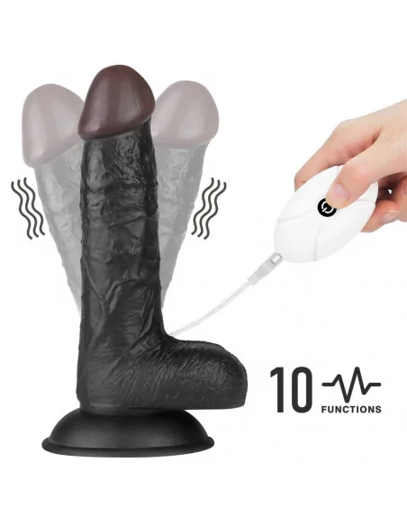 Vibrating Easy Strapon Set 7.0'' Black Felcsatolható Dildó Felcsatolható eszközök Lovetoy Vibrating Easy Strapon Set 7.0'' Black Felcsatolható Dildó Felcsatolható eszközök Lovetoy
