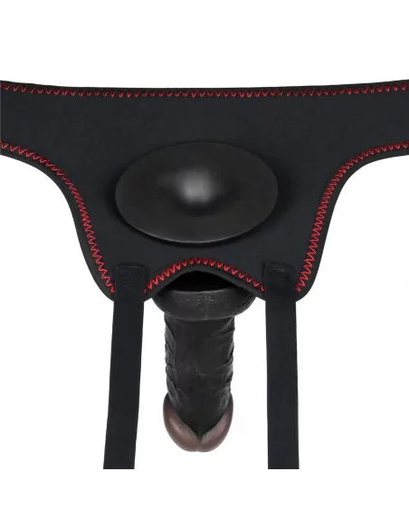 Vibrating Easy Strapon Set 7.0'' Black Felcsatolható Dildó Felcsatolható eszközök Lovetoy Vibrating Easy Strapon Set 7.0'' Black Felcsatolható Dildó Felcsatolható eszközök Lovetoy