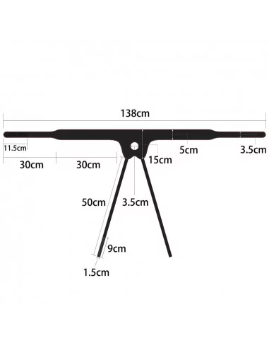 Vibrating Easy Strapon Set 7.5'' Black Felcsatolható Dildó Felcsatolható eszközök Lovetoy