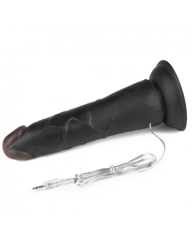 Vibrating Easy Strapon Set 7.5'' Black Felcsatolható Dildó Felcsatolható eszközök Lovetoy