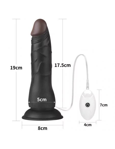 Vibrating Easy Strapon Set 7.5'' Black Felcsatolható Dildó Felcsatolható eszközök Lovetoy Vibrating Easy Strapon Set 7.5'' Black Felcsatolható Dildó Felcsatolható eszközök Lovetoy