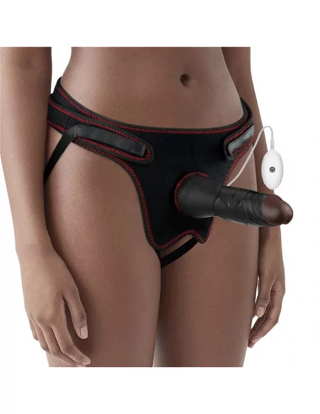 Vibrating Easy Strapon Set 7.5'' Black Felcsatolható Dildó Felcsatolható eszközök Lovetoy Vibrating Easy Strapon Set 7.5'' Black Felcsatolható Dildó Felcsatolható eszközök Lovetoy