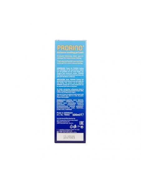 PRORINO Cooling Gel "soft" 100 ml Síkosító Vízbázisú síkosítók Ero