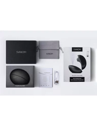 Pulse Galaxie Midnight Black Csiklóizgató Okos vibrátorok Svakom