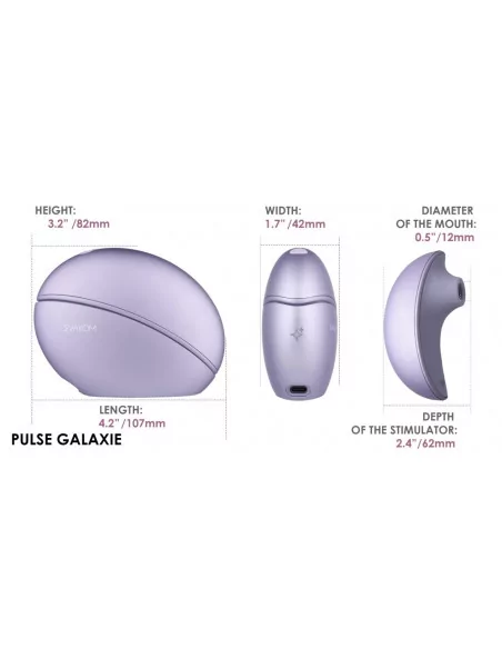 Pulse Galaxie Metallic Lilac Csiklóizgató Okos vibrátorok Svakom