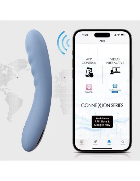 Ava Neo Cornflower Blue Vibrátor Okos vibrátorok Svakom